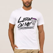Lean op me dubbelbeker T-shirt (Voorkant)