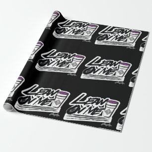 Lean op m'n dubbelbeker matte wrappingpapier cadeaupapier