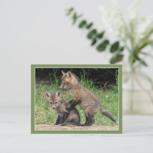 Lean over mij briefkaart (Staand voorkant)