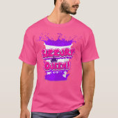 Lean Paarse Drink Codeine Syrup Sizzurp Queen Hip T-shirt (Voorkant)