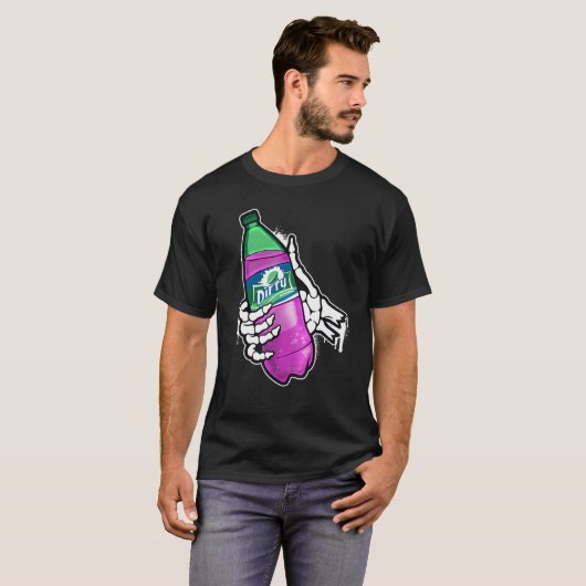 Lean Paarse Drink Dirty Double cup Lean Line Smok T-shirt (Voorkant volledig)