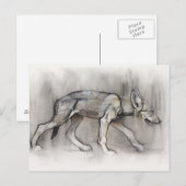 Lean Pup Briefkaart (Voorkant / Achterkant)