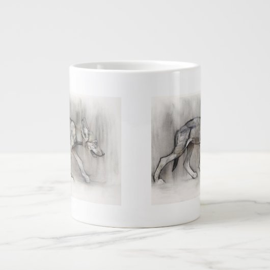 Lean Pup Grote Koffiekop (Voorkant)