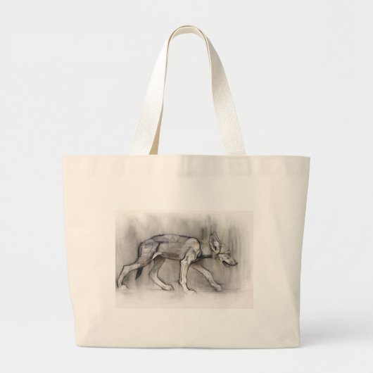 Lean Pup Grote Tote Bag (Voorkant)