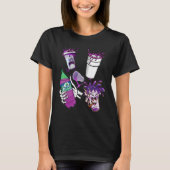 Lean  Purple Drank Dirty Double cup Lean Line Smok T-shirt (Voorkant)