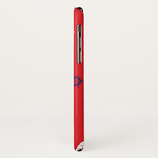 Lean Sailboat Pattern Case-Mate iPhone Case (Achterkant/links)