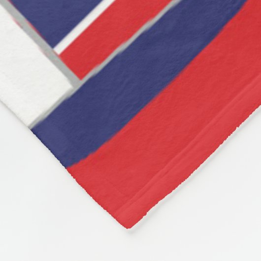 Lean Sailboat Pattern Fleece Deken (Hoek)