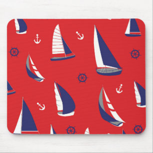 Lean Sailboat Pattern Muismat