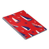 Lean Sailboat Pattern Notitieboek (Rechterzijde)