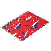 Lean Sailboat Pattern Notitieboek (Linkerzijde)