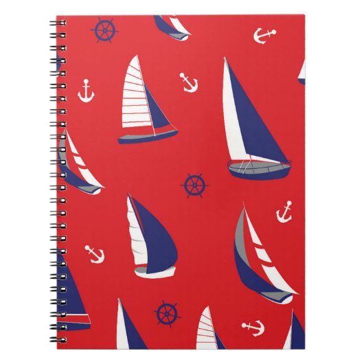 Lean Sailboat Pattern Notitieboek (Voorkant)