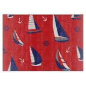 Lean Sailboat Pattern Snijplank (Voorkant)