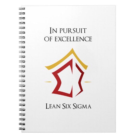 Lean Six Sigma 80 Page Note Book Notitieboek (Voorkant)