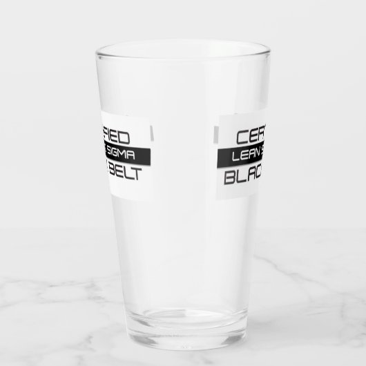 Lean Six Sigma Black Belt Glas (Rechts)