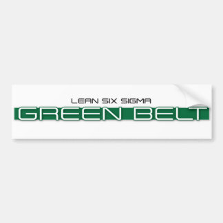 Lean Six Sigma Green Belt Bumpersticker