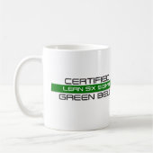 LEAN Six Sigma Green Belt Coffee Mok (Links)