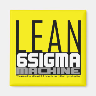 Lean Six Sigma Machine gele riemmagneet Magneet