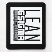 Lean Six Sigma Machine Muismat (Voorkant)