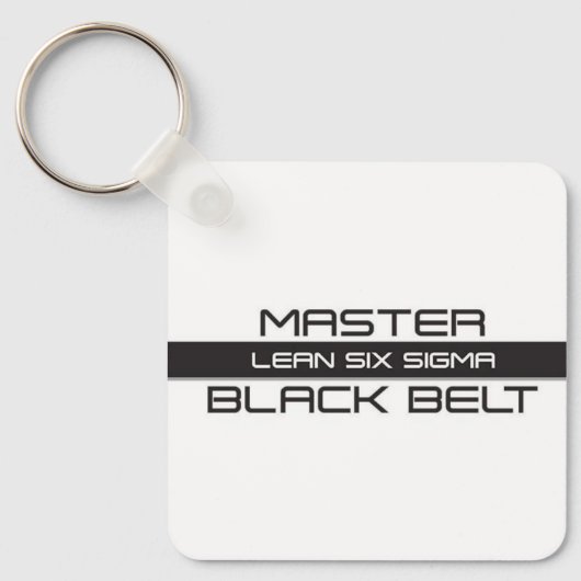 Lean Six Sigma Master Black Belt Sleutelhanger (Voorkant)