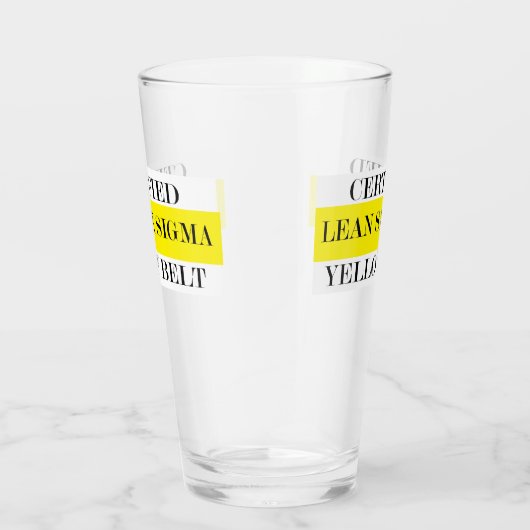 Lean Six Sigma Yellow Belt Glas (Rechts)
