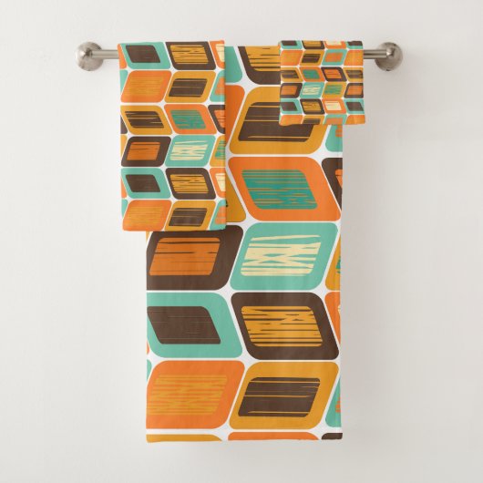 Lean uit de jaren zeventig bad handdoek (Insitu)