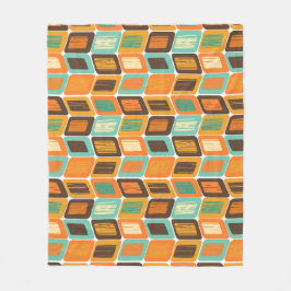 Lean uit de jaren zeventig fleece deken