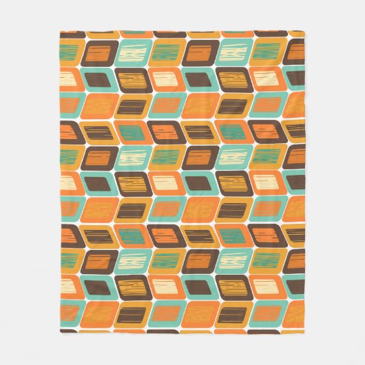 Lean uit de jaren zeventig fleece deken (Voorkant)