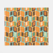 Lean uit de jaren zeventig fleece deken (Voorkant (Horizontaal))