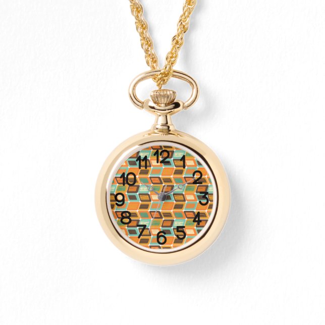 Lean uit de jaren zeventig horloge (Voorkant)