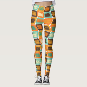 Lean uit de jaren zeventig leggings