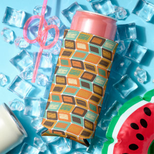 Lean uit de jaren zeventig seltzer blikjeskoeler