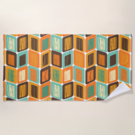 Lean uit de jaren zeventig strandlaken