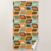 Lean uit de jaren zeventig strandlaken (Voorkant)