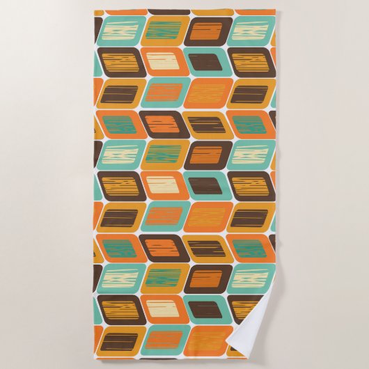 Lean uit de jaren zeventig strandlaken (Voorkant)