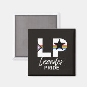 Leander PRIDE Merch! Magneet (Voorkant / Achterkant)