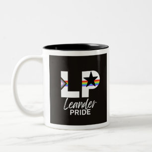 Leander PRIDE Merch! Tweekleurige Koffiemok