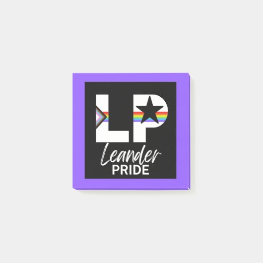Leander Pride Post-It Notes (Voorkant)
