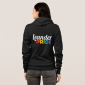 Leander Pride Zip-Up Hoodie (Dames) (Achterkant volledig)