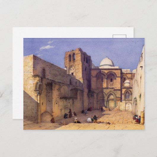 Leander Russ De kerk van de Heilige Sepulcher Briefkaart (Voorkant / Achterkant)