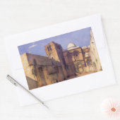 Leander Russ De kerk van de Heilige Sepulcher Rechthoekige Sticker (Envelop)