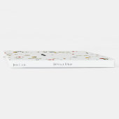 Leander Wildflower bruiloft Gastenboek (Rug)
