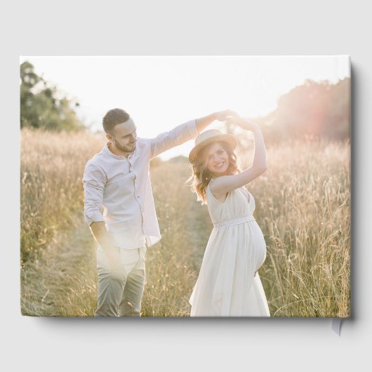 Leander Wildflower bruiloft Gastenboek (Achterkant)