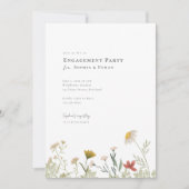 Leander Wildflower Verlovingsfeest Kaart (Voorkant)