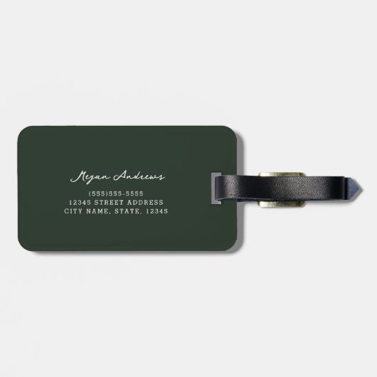 Leander Wildflowers Bagagelabel (Achterkant horizontaal)