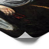 Leandro Bassano De dode Christus met Angels Poster (Hoek)