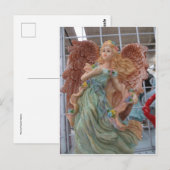 Leaning Angel Briefkaart (Voorkant / Achterkant)