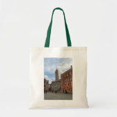 Leaning Bell Tower of Santo Stefano Venice Italy Tote Bag (Voorkant)