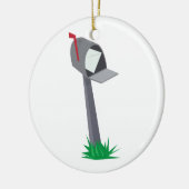 Leaning Mailbox Keramisch Ornament (Links)