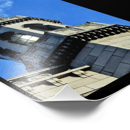 Leaning Minaret Foto Afdruk (Hoek)