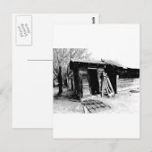 Leaning Outhouse Briefkaart (Voorkant / Achterkant)